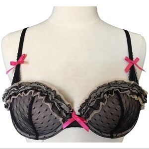 La Senza Underwire Black Lace Bra